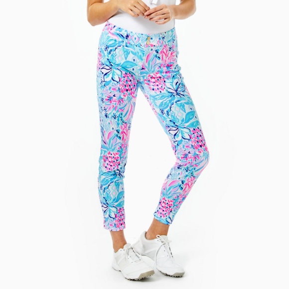 Lilly Pulitzer Pants - Lilly Pulitzer Single Button Cropped Ankle Pant